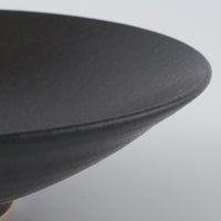 作家 児玉修治 フラットbowl 150 黒 作家 児玉修治 陶磁器作家もの