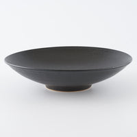 作家 児玉修治 フラットbowl 210 黒 作家 児玉修治 陶磁器作家もの