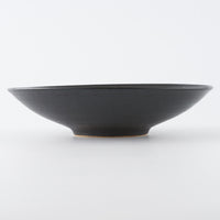 作家 児玉修治 フラットbowl 210 黒 作家 児玉修治 陶磁器作家もの