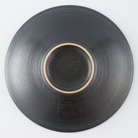 作家 児玉修治 フラットbowl 210 黒 作家 児玉修治 陶磁器作家もの