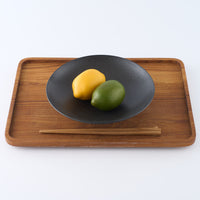 作家 児玉修治 フラットbowl 210 黒 作家 児玉修治 陶磁器作家もの