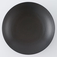 作家 児玉修治  フラットbowl 240 黒 作家 児玉修治 陶磁器作家もの