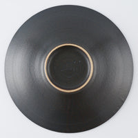 作家 児玉修治  フラットbowl 240 黒 作家 児玉修治 陶磁器作家もの