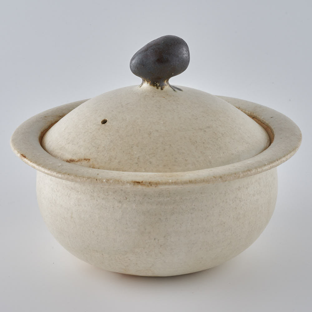 作家 児玉修治 キャセロール 白 作家 児玉修治 陶磁器作家もの