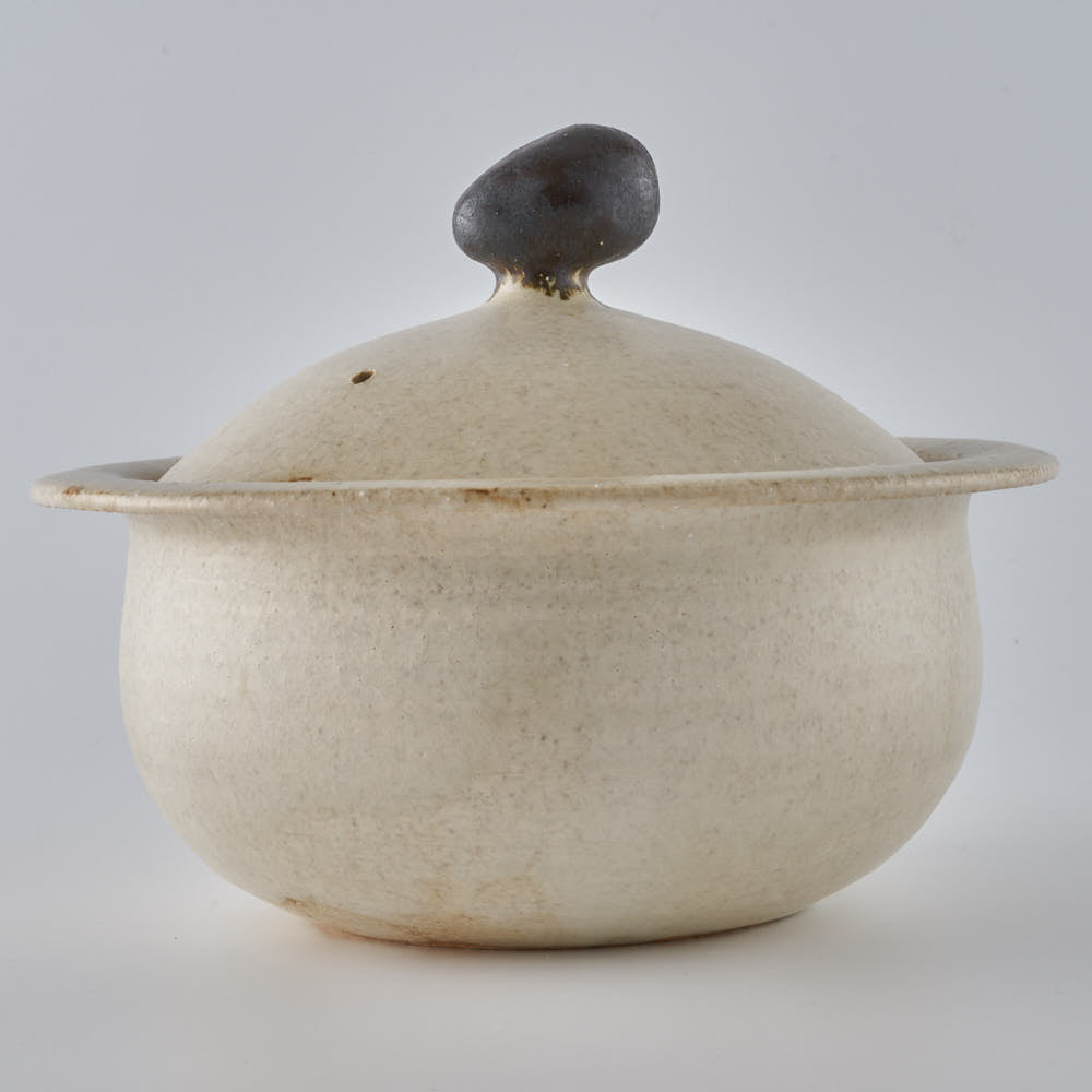 作家 児玉修治 キャセロール 白 作家 児玉修治 陶磁器作家もの