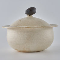 作家 児玉修治 キャセロール 白 作家 児玉修治 陶磁器作家もの