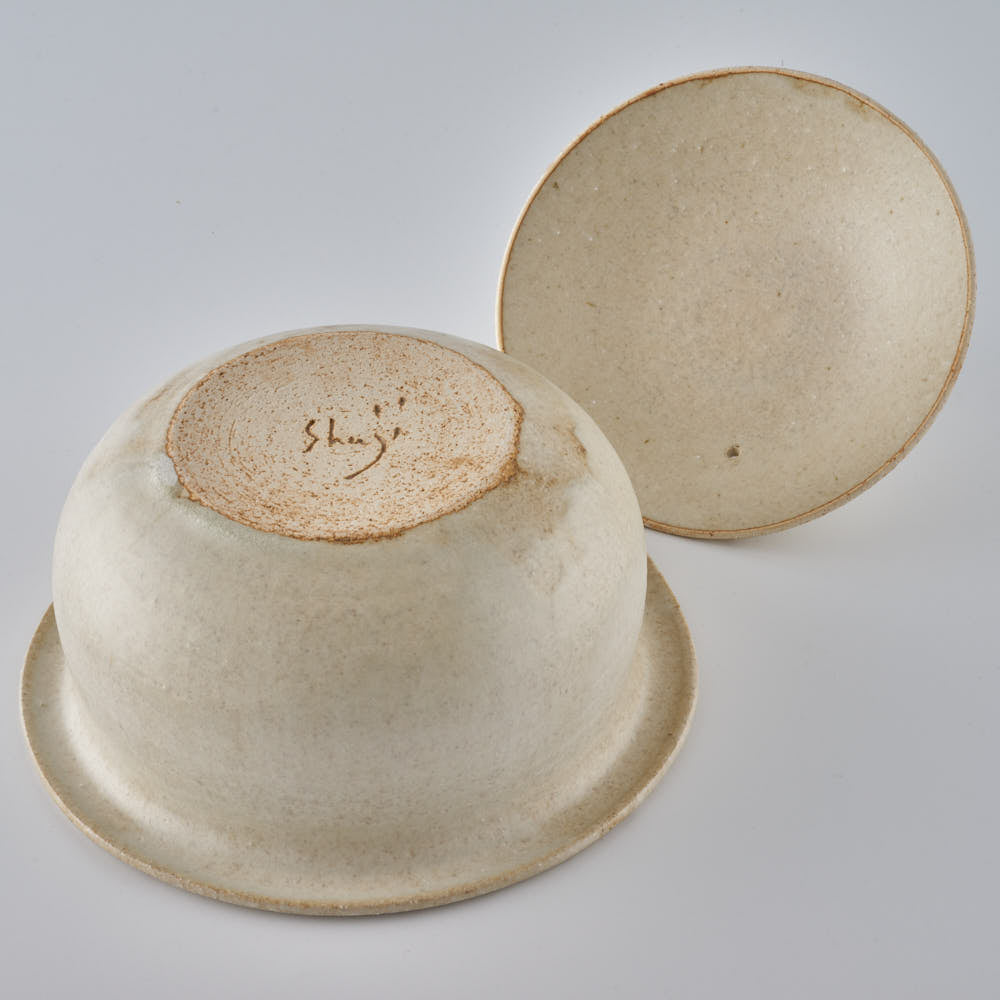 作家 児玉修治 キャセロール 白 作家 児玉修治 陶磁器作家もの