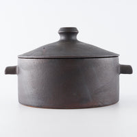 作家 児玉修治 角鍋 黒 作家 児玉修治 陶磁器作家もの