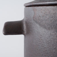 作家 児玉修治 角鍋 黒 作家 児玉修治 陶磁器作家もの