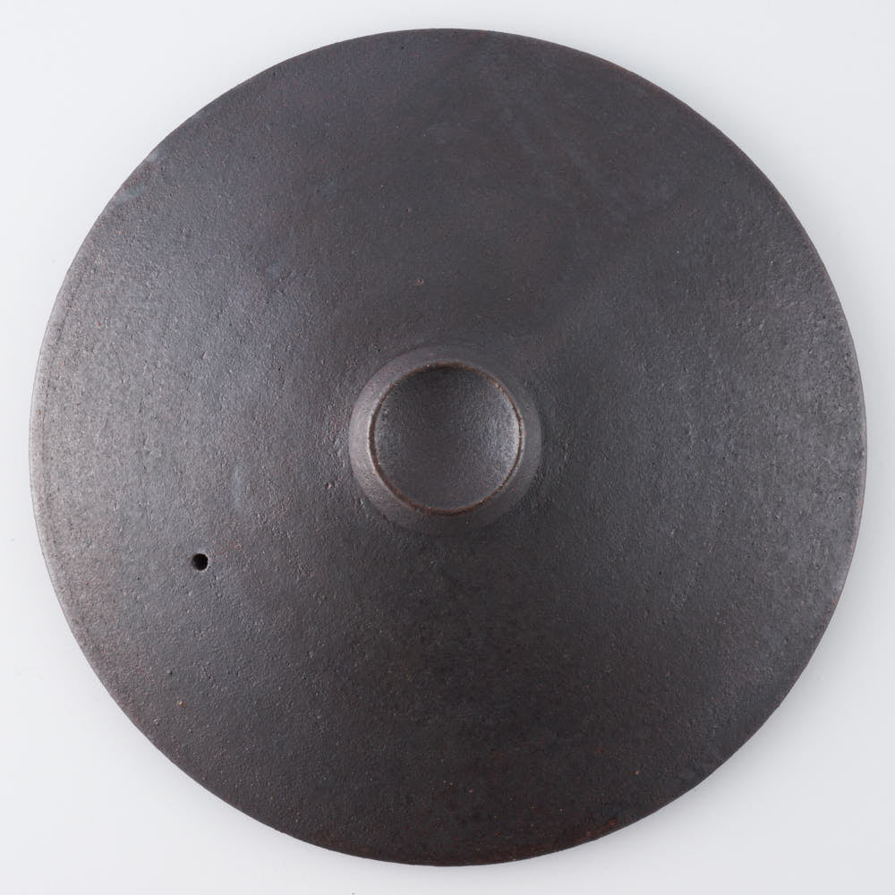 作家 児玉修治 平〇鍋 黒 作家 児玉修治 陶磁器作家もの