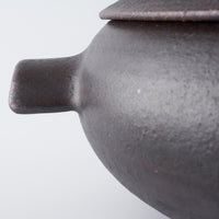 作家 児玉修治 平〇鍋 黒 作家 児玉修治 陶磁器作家もの