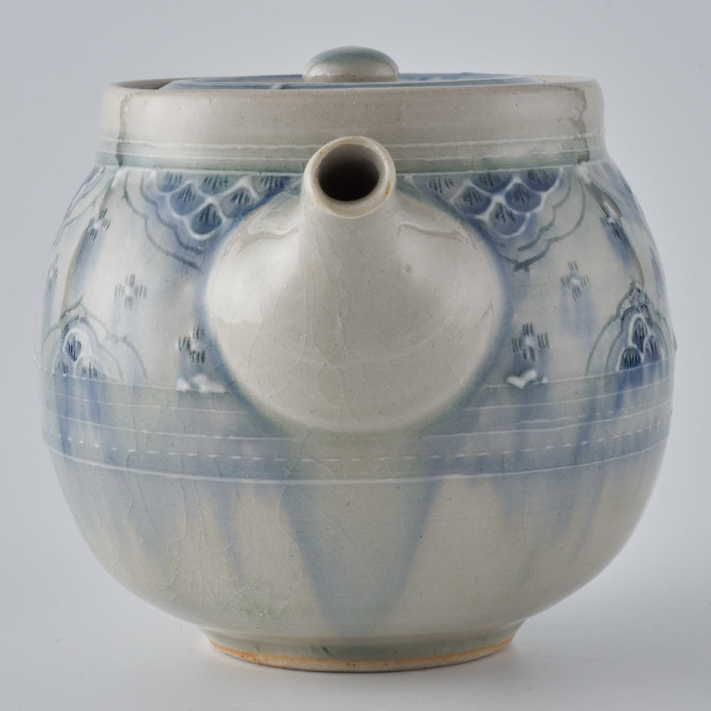 作家 小國美智子 小紋ポット 作家 小國美智子 陶磁器作家もの