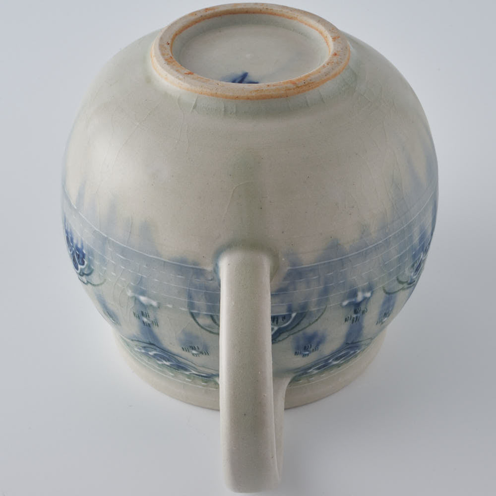 作家 小國美智子 小紋ポット 作家 小國美智子 陶磁器作家もの