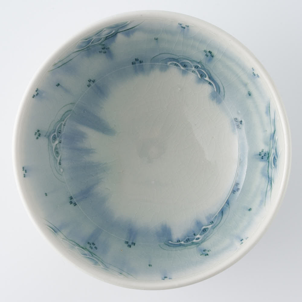 作家 小國美智子 イッチン小紋小鉢 作家 小國美智子 陶磁器作家もの