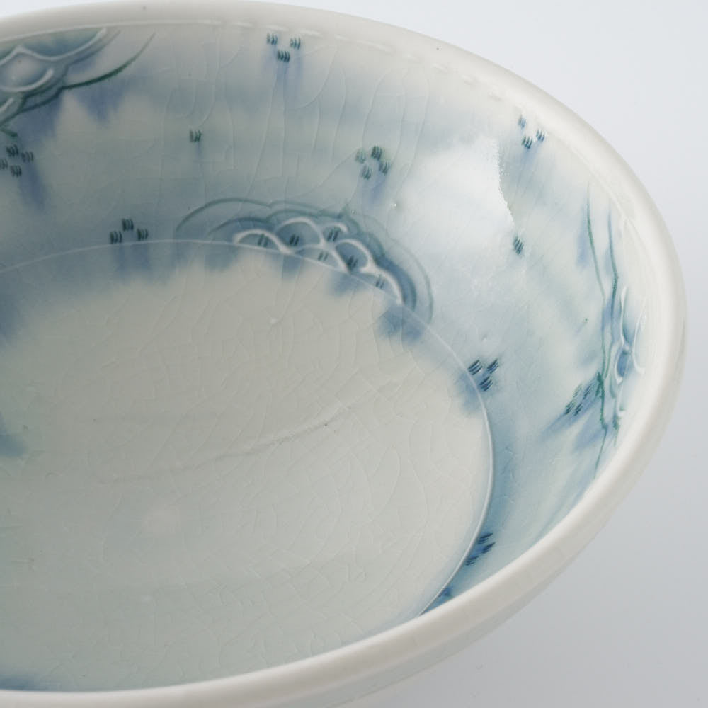 作家 小國美智子 イッチン小紋小鉢 作家 小國美智子 陶磁器作家もの