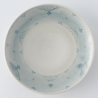 作家 小國美智子 イッチン小紋5寸皿 作家 小國美智子 陶磁器作家もの