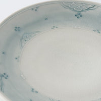 作家 小國美智子 イッチン小紋5寸皿 作家 小國美智子 陶磁器作家もの