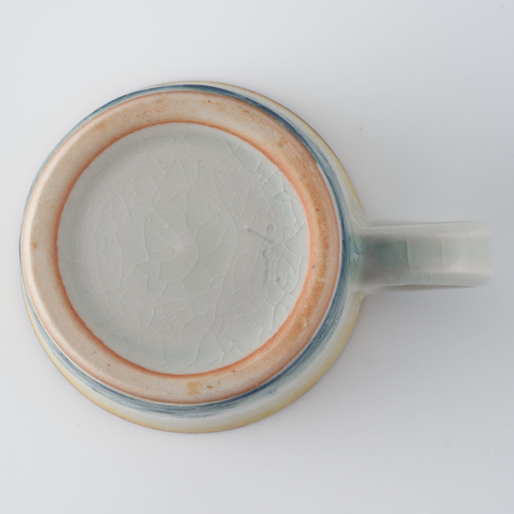 作家 小國美智子 イッチン小紋マグ 作家 小國美智子 陶磁器作家もの