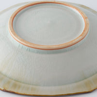 作家 小國美智子 亀甲7寸皿 作家 小國美智子 陶磁器作家もの