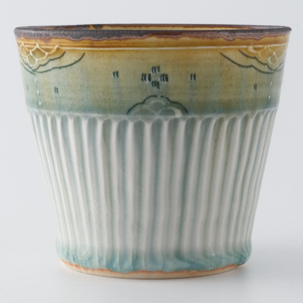 作家 小國美智子 フリーカップ(小紋) 作家 小國美智子 陶磁器作家もの