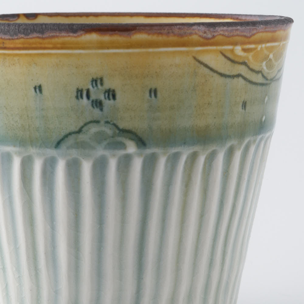 作家 小國美智子 フリーカップ(小紋) 作家 小國美智子 陶磁器作家もの