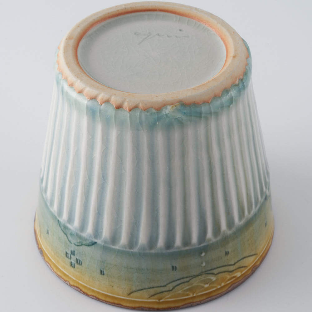 作家 小國美智子 フリーカップ(小紋) 作家 小國美智子 陶磁器作家もの