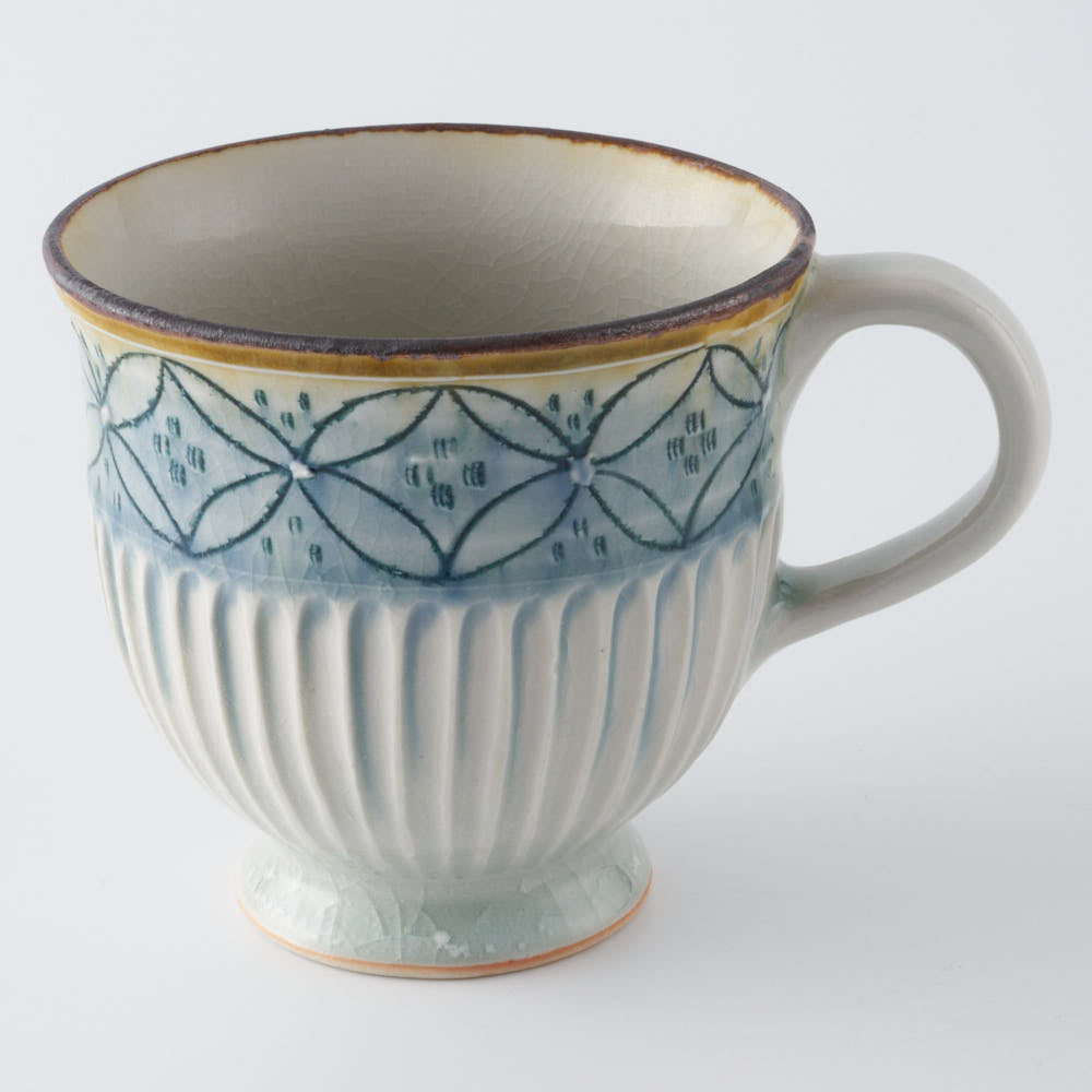 作家 小國美智子 マグ(七宝) 作家 小國美智子 陶磁器作家もの