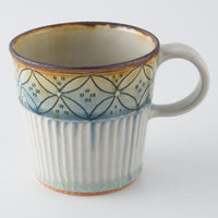 作家 小國美智子 筒マグ(七宝) 作家 小國美智子 陶磁器作家もの