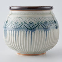 作家 小國美智子 蓋物(七宝) 作家 小國美智子 陶磁器作家もの