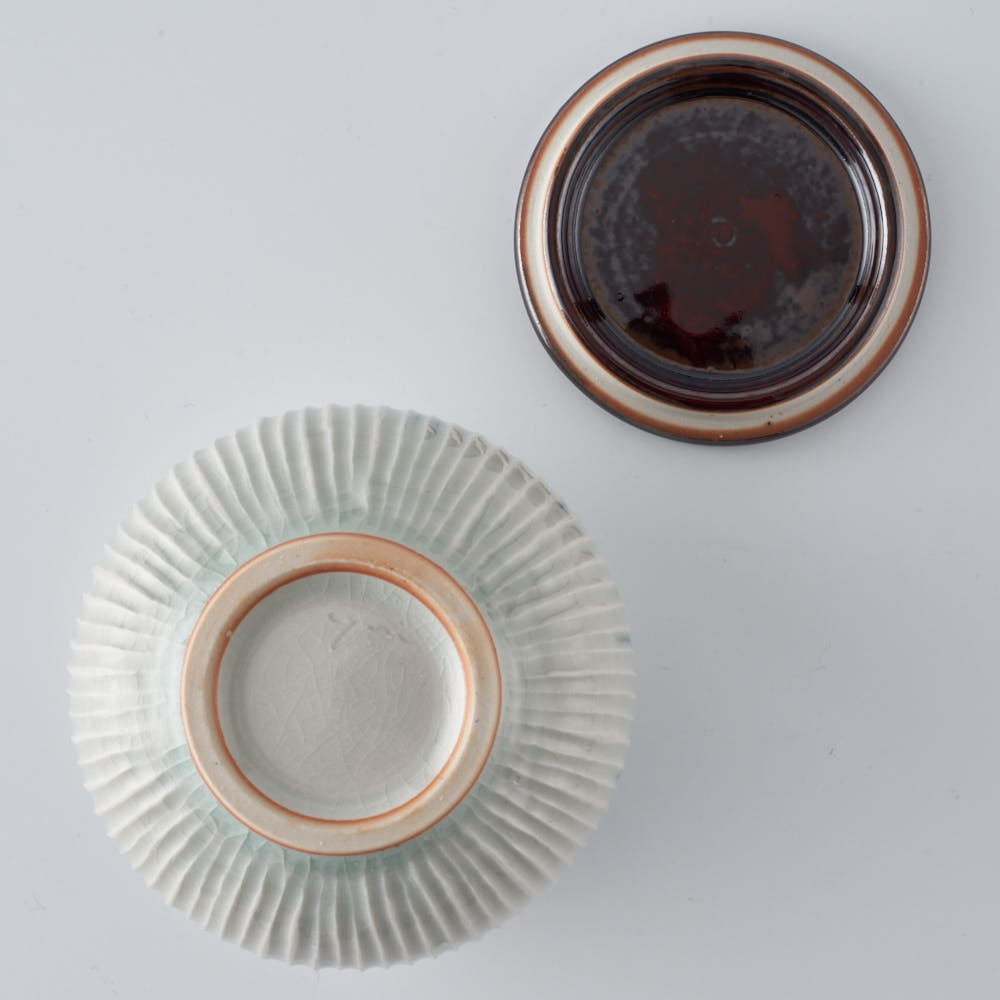 作家 小國美智子 蓋物(七宝) 作家 小國美智子 陶磁器作家もの