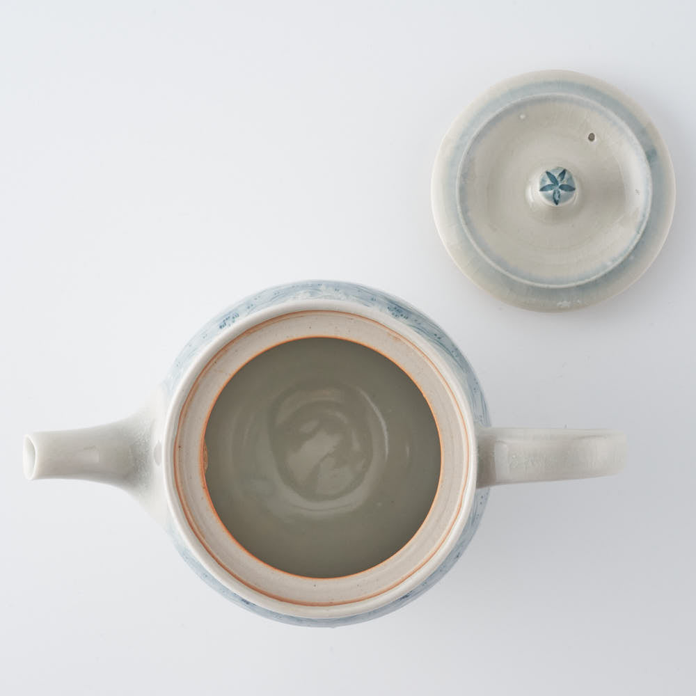 作家 小國美智子 イッチン小紋ポット 作家 小國美智子 陶磁器作家もの