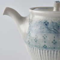 作家 小國美智子 イッチン小紋ポット 作家 小國美智子 陶磁器作家もの