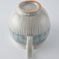 作家 小國美智子 イッチン小紋ポット 作家 小國美智子 陶磁器作家もの