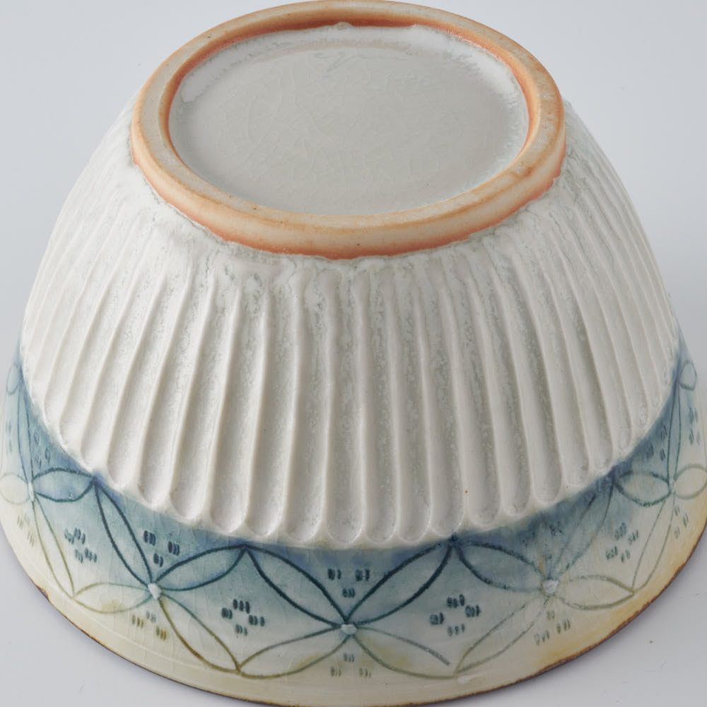 作家 小國美智子 ボーダーボール 深(七宝) 作家 小國美智子 陶磁器作家もの