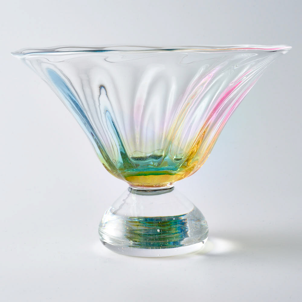 作家物　虹色ガラスの一輪挿し　未使用品 作家物 虹色ガラスの一輪挿し 未使用品 - メルカリ