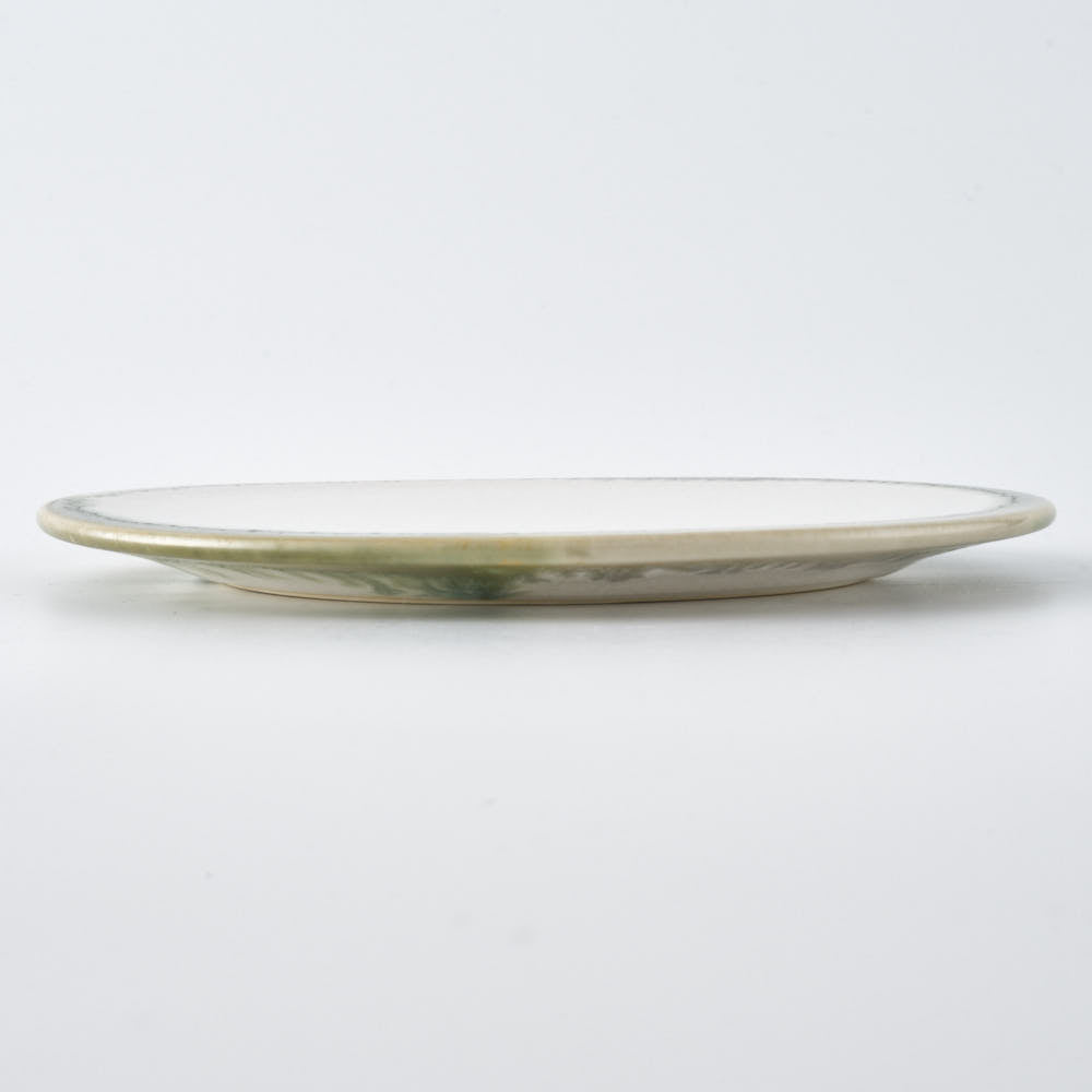 美濃焼 Taisei. フラットプレートS 緑×グレー ¥2,200 大人の焼き物