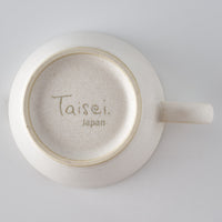 美濃焼 Taisei. マカロンマグ 青×濃グレー