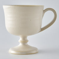 yoshida pottery 玉脚コーヒーカップ アンティークホワイト yoshida pottery 陶磁器作家もの