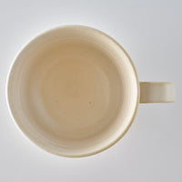 yoshida pottery 玉脚コーヒーカップ アンティークホワイト yoshida pottery 陶磁器作家もの