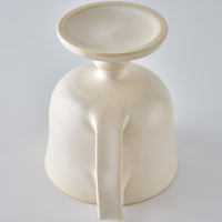 yoshida pottery 玉脚コーヒーカップ アンティークホワイト yoshida pottery 陶磁器作家もの