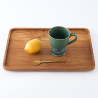 yoshida pottery 玉脚コーヒーカップ さびいろうぐいす yoshida pottery 陶磁器作家もの
