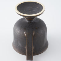 yoshida pottery 玉脚コーヒーカップ さびいろすす yoshida pottery 陶磁器作家もの