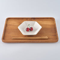 作家 フルカワゲンゴ 6角皿 白 作家 フルカワゲンゴ 陶磁器作家もの