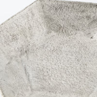 作家 フルカワゲンゴ 6角皿 銀 作家 フルカワゲンゴ 陶磁器作家もの