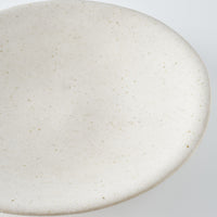 作家 フルカワゲンゴ 丸浅鉢 白 作家 フルカワゲンゴ 陶磁器作家もの