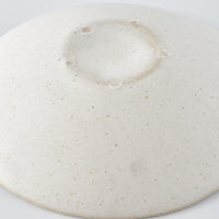 作家 フルカワゲンゴ 丸浅鉢 白 作家 フルカワゲンゴ 陶磁器作家もの