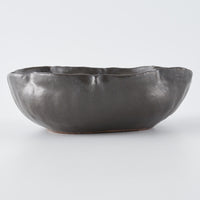 作家 古角志奈帆 花鉢 matt black 作家 古角志奈帆 陶磁器作家もの