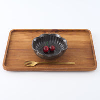 作家 古角志奈帆 花鉢 matt black 作家 古角志奈帆 陶磁器作家もの