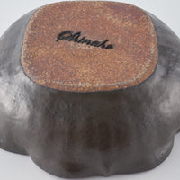 作家 古角志奈帆 花鉢 matt black 作家 古角志奈帆 陶磁器作家もの