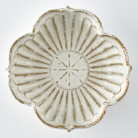 作家 古角志奈帆 花鉢 white brown 作家 古角志奈帆 陶磁器作家もの